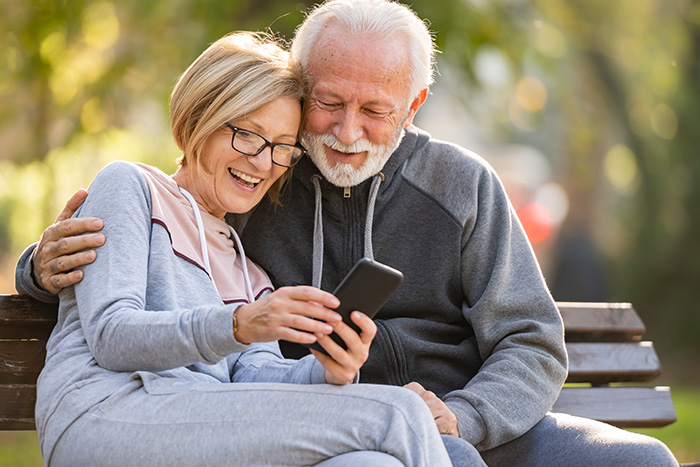 Couple on Phone